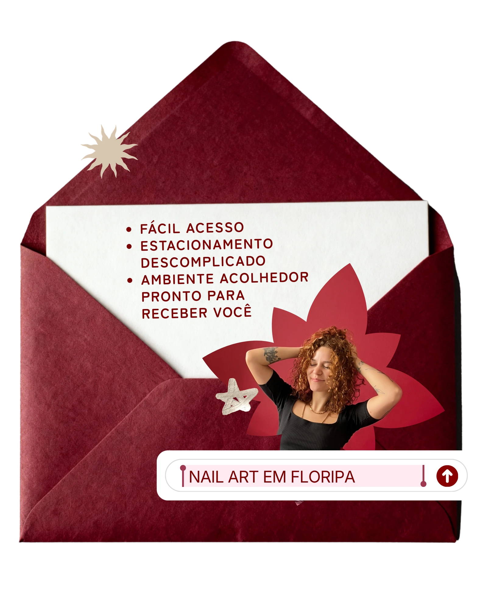 Convite Oficial Beca Nail Design — Nail Art em Floripa